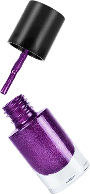 purple nail polish